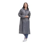 welsberg 1x Poncho Pluie Imperméable avec capuche et manches, Cape de Pluie réutilisable pour adultes Unisexe, taille unique, argent