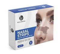 Welsberg 90 Pièces Bandelettes Nasales Unisexe Taille M, 55x16 mm, Beige