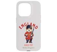 Welsh Corgi Chien Thé London Garde du Roi Angleterre Drapeau Coque pour iPhone 15 Pro