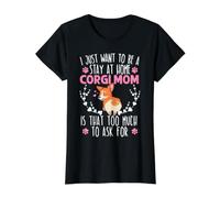 Welsh Corgi Mom Dog Lover Owner Corgi Breeder Pup T-Shirt Graphique avec Valeur