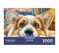 Welsh Corgi Puzzle Adulte 1000 Défis (Niveau Avancé) De Qualité Supérieure : Le Défi Ultime du Puzzle pour Homme/Femme/Adultes/Enfants Dès 14 Ans 70x50cm/1000pcs
