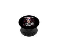 Welsh Terrier Dog Patriotic American 4th of July Dogs Lovers PopSockets PopGrip Adhésif