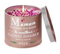 Welsky Cadeau Fete des Meres, Cadeau Maman Bougies, Cadeaux de Anniversaire Noel Retraite Merci, Idee Cadeaux Décoration, Aromathérapie en boîte métallique