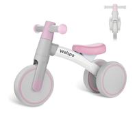 welspo Product Image Draisienne pour bébé, vélos Bebe, Jouet Enfant pour 12-24 Mois, Jouet d'equitation, vélos d'équilibre Robustes pour Enfants, vélos d'équilibre légers et Confortables (Rose)