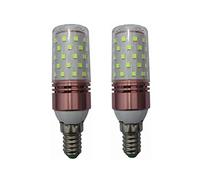 WELSUN Ampoule de lumière LED Basse Tension 24V E14 12V 10W Ampoule de maïs 2835SMD 60ED AC/DC 12-40v for RV Camper Marine, éclairage Solaire et Grille 2pcs / lot (Couleur : Green)