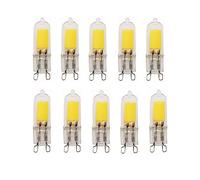WELSUN Ampoules à LED, culot G9, 2W (équivalent d'halogène 20W), 190LM, 3000K à 6000K, Ampoules AC200-240V G9 pour éclairage Domestique (Couleur : Blanc Chaud)