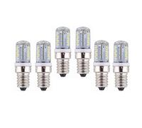 WELSUN Basse Tension E14 Ampoule LED 12V AC/CC 10-20V 3W 220 lumens 57PCS 3014 SMD Antidéflagrant, Non dimmable, for Camping Car Marine, éclairage à énergie Solaire et Hors réseau (Pack de 6)