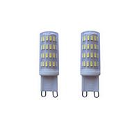 WELSUN Basse Tension G9 LED Ampoule dimmable 1 2V 24V AC/DC, 5W 63LED 4014, 400-450 Lumens, pour RV Camper Marine, éclairage Solaire et Pack de Grille 2 (Couleur : Blanc Chaud)