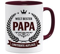 Welt Bester Papa | Tasse Papa Vertertag avec inscription en allemand | Tasse à café comme cadeau de fête des pères | anniversaire | Idée cadeau pour la fête des pères | Cadeau d'anniversaire