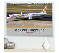 Welt der Flugzeuge - Faszination Luftfahrt 2026 (hochwertiger Premium Wandkalender 2026 DIN A2 quer), Kunstdruck in Hochglanz: Flugzeugkalender mit ... Flugzeuge in farbenfrohen Lackierungen