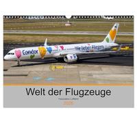 Welt der Flugzeuge - Faszination Luftfahrt 2026 (Wandkalender 2026 DIN A3 quer), CALVENDO Monatskalender: Flugzeugkalender mit faszinierenden Fotos verschiedener Flugzeuge in farbenfrohen Lackierungen