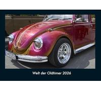 Welt der Oldtimer 2026 Fotokalender DIN A4: Monatskalender mit Bild-Motiven von Autos, Eisenbahn, Flugzeug und Schiffen