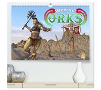Welt der Orks (hochwertiger Premium Wandkalender 2026 DIN A2 quer), Kunstdruck in Hochglanz: Ein Einblick in die Welt der Orks, die den meisten Menschen bisher verwehrt war.