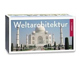 Weltarchitektur Memo | Die faszinierendsten Bauten weltweit | Gedächtnisspiel mit 36 Motiven | World Architecture | The most fascinating buildings worldwide | Matching game with 36 motifs
