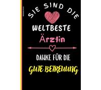 Weltbeste Ärztin: Ansprechendes Geschenk für die beste Ärztin: Ein Notizbuch im A5-Format für Ärzte. Dieses praktische Buch mit karierten Seiten dient als ideales Dankeschön für den engagierten Arzt.