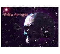 Welten der Nacht - Gothic und Dark Art (Wandkalender 2026 DIN A2 quer), CALVENDO Monatskalender: Wer die Schatten der Nacht durchstreift, kann die dunkle Seite anders sehen.