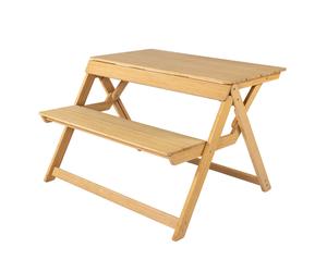 Weltevree Table-banc Folding Picnic Table, Designer Jair Straschnow, 114x76.5x100 cm