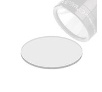 Weltool GL2 Lentille pour C/D Batterie Maglite Lampes de Poche - Lentille en Verre Trempé Transparent, avec O-Ring et Protège Boîte