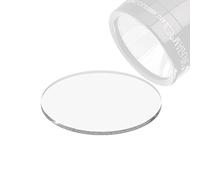 Weltool GL2 Lentille pour C/D Batterie Maglite Lampes de Poche - Lentille en Verre Trempé Transparent, avec O-Ring et Protège Boîte