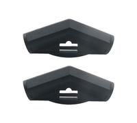 WELWIK Lot de 2 connecteurs centraux en nylon noir pour auvent de tonnelle - Accessoires de fixation à 140 degrés - Convient pour les cadres de rangement à faire soi-même