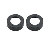 WELWIK Lot de 2 pistolets de remplissage de saucisses en aluminium noir pour couvercle avant de cuisine/salle de bain/réservoir/porte/fenêtre/évier/raccord de remplissage et de rangement