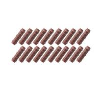 WELWIK Lot de 20 raccords en plastique marron de 1,27 cm pour balcon, pelouse, jardin