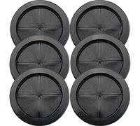 WELWIK Lot de 6 œillets en caoutchouc percés de 5,3 cm x 6,3 cm pour protection des fils, ronds (53 x 63 cm)