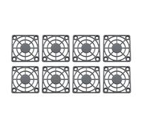 WELWIK Lot de 8 filtres de ventilateur de refroidissement en plastique noir 40 x 40 mm pour boîtier d'ordinateur, radiateur de réseau, composant interne, convient pour les grilles de produits