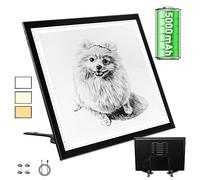 WELZK 5000mAh Rechargeable Tablette Diamond Painting, Boutons Latéraux Tablette Dessin Lumineuse Pour Le Dessin, La Peinture De Diamant De Traçage etc