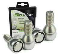 WEMAR Autozubehör GmbH Boulons Antivol Protections Conique 60° M12x1,5 25mm FSB-0097 Compatible avec Renault Clio II Kasten Logan Kombi Megane CC Megane III Coupe Meg