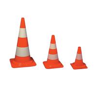 WEMAS Absperrtechnik WEMAS Cône de signalisation PVC orange 500 mm Quantité:1