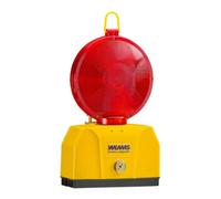 WEMAS Absperrtechnik WEMAS Signalisation TL-Lampe d’avertissement 2000/180, rouge 2, boîtier jaune, avec support Quantité:1