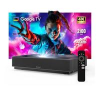 WEMAX Nova Pro Projecteur Ultra Courte Focale 4K UST, 150" ALPD Laser TV avec Smart Google TV, 2100 Lumens ISO, Dolby Audio DTS-HD, Projecteur Cinéma Maison, WiFi Bluetooth, Assistant Google Intégré