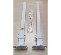 Wemefa Lot de 2 supports pour radiateur à panneaux + accessoires