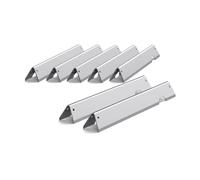 WEMEIKIT 66033 & 66797 Flavorizer Barres de Rechange pour Weber Genesis II E-410 E-415 S-435, Genesis II/LX 400 Series (2017 et Plus récent) Pièces de Gril en Acier Inoxydable, Lot de 7