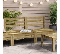 WEMYUFURN Canapé modulaire de jardin en bois de pin imprégné, 2 pièces sans accoudoirs, avec design à lattes et dossier pour une assise confortable, idéal pour jardin, terrasse et cour