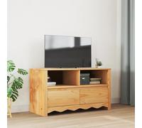 WEMYUFURN DRAMMEN - Meuble TV - Commode - Table basse - Buffet - Salon - 99 x 43 x 55 cm - En bois de pin massif