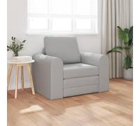 WEMYUFURN Fauteuil moderne gris nuage avec des lignes épurées et un design compact pour le salon et le salon - Rembourrage confortable idéal pour lire ou apprendre - Polyvalent