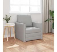 WEMYUFURN Lit de sol gris nuage avec housse amovible - Lit de chaise multifonction pour petits appartements - Mobilier de transformation peu encombrant et lits d'invités confortables - Idéal