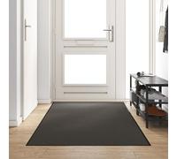 WEMYUFURN Paillasson rectangulaire de couleur anthracite - 120 x 300 cm - Anti-saleté et antidérapant - Pour l'intérieur et l'extérieur - Avec toucher doux et matériau en polypropylène robuste
