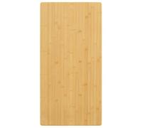 WEMYUFURN Plateau de table - 50 x 100 x 1,5 cm - En bambou massif - En bois naturel - Pour plan de travail et salon