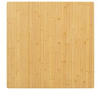 WEMYUFURN Plateau de table - 80 x 80 x 2,5 cm - En bambou - Pour construction de meubles, bricolage - Pour salon, plan de travail
