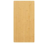 WEMYUFURN Plateau de table en bambou massif, 40 x 80 x 2,5 cm, pour bureau, plan de travail