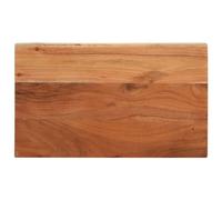WEMYUFURN Plateau de table rectangulaire en bois d'acacia massif, 40 x 20 x 2,5 cm, pour cuisine, salon, bureau, plan de travail