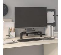WEMYUFURN Support d'angle pour moniteur - Noir - 49 x 28 x 10,5 cm - Meuble TV, centre de divertissement, meuble TV, meuble pour salon ou chambre à coucher
