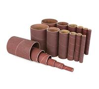 WEN 6510SPC Lot de 18 manchons de ponçage à grains assortis