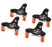 WEN DL6165 Lot de 4 tri-Dolly de 15,2 cm, capacité de 74,8 kg