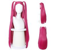 WENAUANG Perruque rose pour femme avec tresses, perruque de sorcière pour cosplay, tresses réalistes pour Halloween, carnaval, fête, cosplay