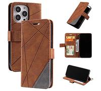 WenBaby Coque pour Huawei Honor X6B 4G/X6A 4G,Etui en Cuir PU Portefeuille Housse,Antichoc Flip Stand Fonction,Fermeture Magnétique,Marron
