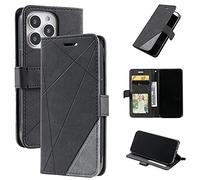 WenBaby Coque pour Oppo Realme Narzo N53 4G/Realme C53 4G/Realme C51 4G/Realme C51S 4G/Realme Note 50 4G,Etui en Cuir PU Portefeuille Housse,Antichoc Flip Stand Fonction,Fermeture Magnétique,Noir